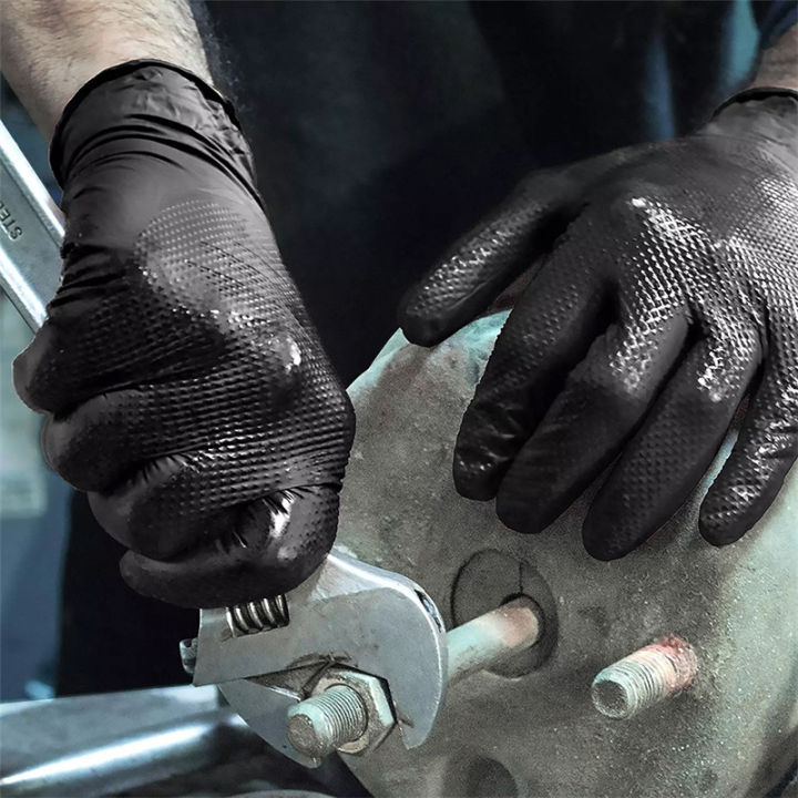 Industrial%20Black%20Nitrile%20Gloves%208mil%20Heavy%20Duty%20Disposable%20Gloves%20with%20Diamond%20Textured%20Latex%20Free%20Mechanic%20Tattoo%20Auto%20Gloves%20-%20Image%207