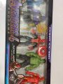 Avengers Five Super Hero Hulk Spider Man Toy Foldable Body. 