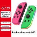 BT 5.2 Joy Controller RGB LED Switch L/R Joypad for Nintendo Switch/Lite/Oled JoyCon Gamepads Joystick with Dual Vibration. 
