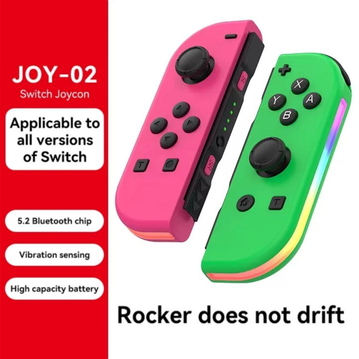 BT%205.2%20Joy%20Controller%20RGB%20LED%20Switch%20L/R%20Joypad%20for%20Nintendo%20Switch/Lite/Oled%20JoyCon%20Gamepads%20Joystick%20with%20Dual%20Vibration%20-%20Image%207