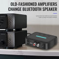 USB Bluetooth 5.3 Audio Receiver Adapter Wireless Stereo Music 3.5mm AUX R/L RCA Support U-Disk Playback For Desktop Speaker Amp. 