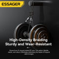 Essager PD 65W Max 2 in 1 Type C to Type C and Lightning For Samsung Xiaomi IPhone 14 13 12 11 Pro Max Xs Plus Data Cable.