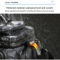 New multifunctional portable shoulder bag, handbag, fishing tool kit, outdoor camping waterproof fishing gear accessory kit.