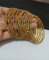 12 piece Simple Stone Worked Churi For Women. 