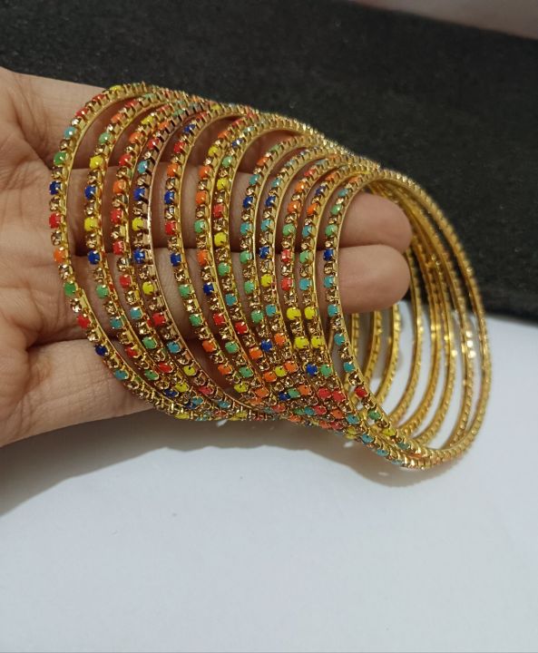 12%20piece%20Simple%20Stone%20Worked%20Churi%20For%20Women%20-%20Image%203