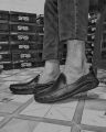 Boyes Blak leather Lofar&Half Lofar/ 100% Original Cow Leath.
