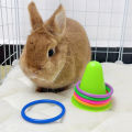 1 PC Random Ice Cream Cone Shaped Pet Rabbit Ferrule Toy To Relieve Boredom Interactive Training Chewable Toy for Small Animals. 