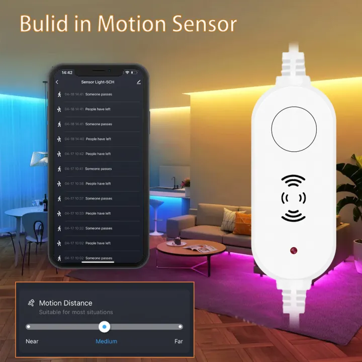 12V%205050%20SMD%20RGBCCT%20LED%20Strip%20Light%20Tuya%20Wifi%20Smart%20PIR%20Motion%20Sensor%20LED%20Night%20Light%20Kitchen%20Cabinet%20Wardrobe%20Lamp%20for%20Alexa%20lightify%20-%20Image%202