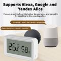 Tuya Zigbee WiFi Temperature Humidity Sensor Indoor Thermometer Hygrometer Work with Yandex SmartLife Alexa. 