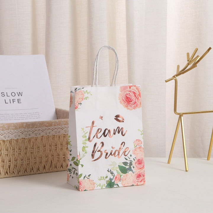 5Pcs%20Bride%20Tribe%20Team%20Bride%20Paper%20Gift%20Bag%20Bride%20To%20Be%20Wedding%20Party%20Bride%20Shower%20Hen%20Party%20Decoration%20Supplies%20-%20Image%205