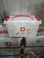 First Aid Box Essential Home Medical Emergency Kit with Plastic Case. 