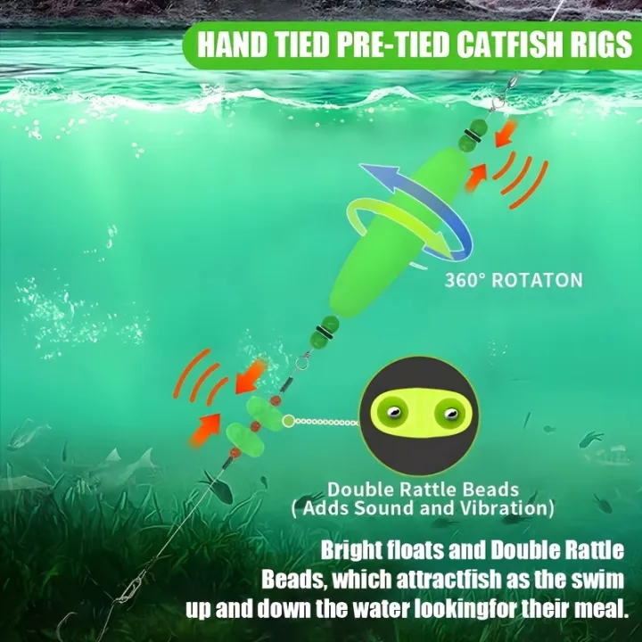 Catfish%20Float%20Rigs%EF%BC%9ASantee%20Rig%20Catfish%20Bait%20Floats%20Kit%20with%20Rattles%20&%20Noise%20-%208/0%20Stainless%20Hooks%20for%20Monster%20Fish%20-%20Durable%20EVA%20-%20Image%203