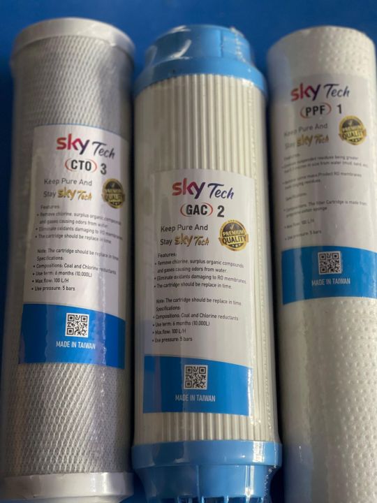 ppf ,Gac and cto complete set of sky Tech brand,,filter set