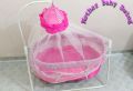 Baby Swing Cot Cradle Dual Stands Support along with Mosquito Net. 