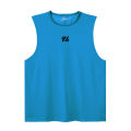 Summer Men's Sleeveless Fitness Vest Mesh Quick Dry Running Gym Sportswear Printed Mens Clothing for Fitness And Running.