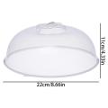 Microwave Plate Cover Guard Lid Anti-Splatter Guard Lid Splash Protection Splash Guard Cooker Lid for Restaurant Work Area Home.