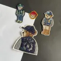 Cartoon Teddy Bear Sequence Iron On Patches,kids Embroidery Applique Badge Patch,Heat Transfer Stickers For T shirt,Clothing.