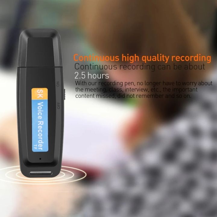 Usb%20Voice%20Recorder%20Model%20Sk-001%20Clear%20Audio%20Recording%20For%20Home/Office/Meetings%20&%20Etc%20-%20Image%202