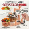Hand Mixer Food Chopper, Manual Food Processor, Mixer Blender, Rotary Onion Chopper for Garlic, Salad, Salsa, Nuts. 