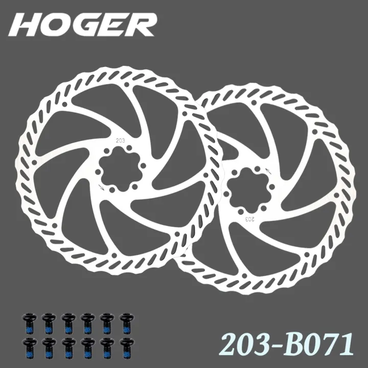 HOGER%20Bike%20Disc%20Brake%20140%20160%20180%20203%20Rotors%20With%20Bolts%20Hydraulic%20Brake%20Road%20Mountain%20Bicycle%20MTB%20Oil%20Slick%20Rotor%20Bicycle%20Parts%20-%20Image%205