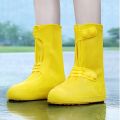 Rain Boot Covers Waterproof Anti Slip Shoe Cover Cubre Zapatos Para La Lluvia De Silicona Cubierta Ipermeable Para Lluvia XXL.