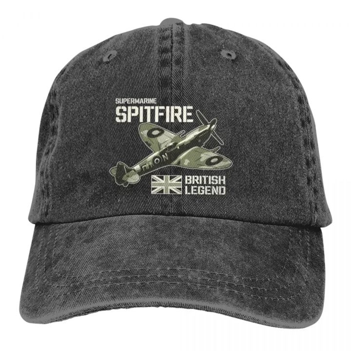 Summer Cap Sun Visor Fighter Aircraft RAF Plane WW2 Aeroplane British Caps Spitfire Cowboy Hat Peaked Trucker Dad Hats