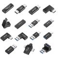 Universal USB 3.0 OTG Type C Adapter 10Gbps USBC Male to USB Female USB-C Converter for Macbook  Tablet Connector PC. 