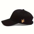 Unisex Side Finger Embroidery Baseball Caps Spring and Autumn Outdoor Adjustable Casual Hats Hip Hop Hat Sunscreen Hat.