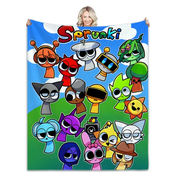 Sprunki%20Incredibox%20Game%20Soft%20Fuzzy%20Plush%20Throw%20Blanket%20for%20Couch%20Bed%20Multi-Sized%20Napping%20Bedspread%20All%20Seasons%20Comforter%20-%20Image%205