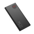 Baseus 20000mAh Adaman Metal Power Bank - 22.5W Fast Charging, Black.