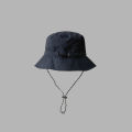 Waterproof fisherman hat can store summer thin quick drying sun hat, outdoor hiking sun protection basin hat.