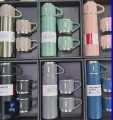 vacuum flask set  2 pic cup thermal flask hot and cold breverage 500 ml 3 in 1 vacuum flask set. 