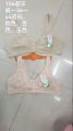 ladies button non padded bra fansy item. 