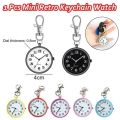 1 Pc Mini Retro Keychain Watch Old Man Student Nurse Portable Pocket Watch. 