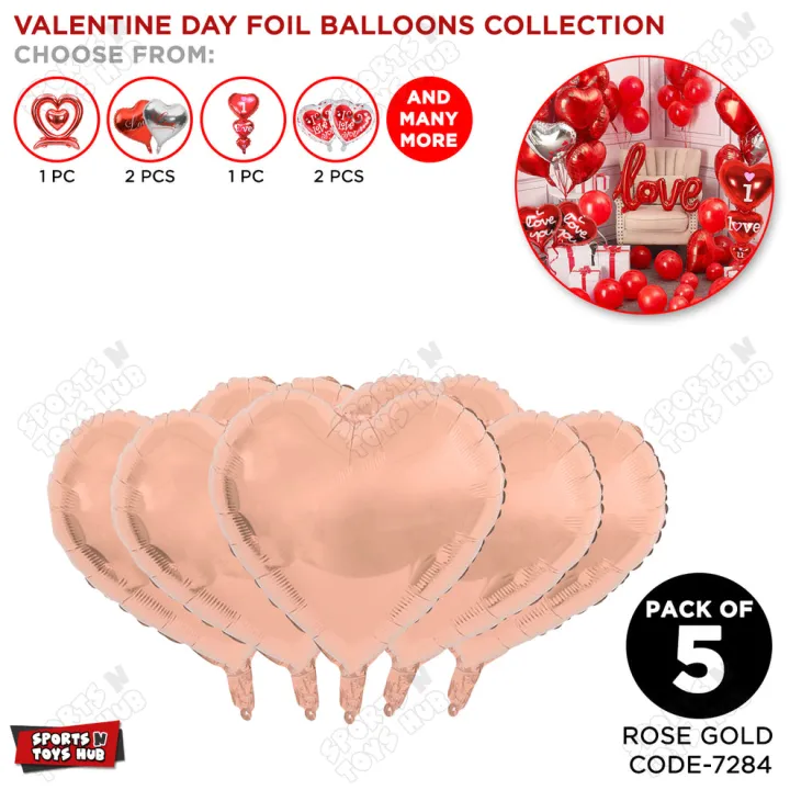 18%20Inch%20Heart%20Shape%20Foil%20Balloon%20Set%20Collection%20-%205%20Pcs%20-%20Image%205