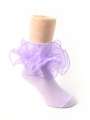 2 Pair Princess Style Frill Trim Socks For Baby Girls/Toddlers/Kids.