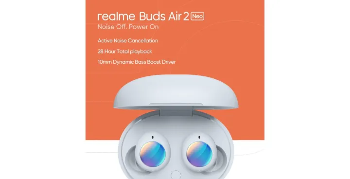 Realme%20Buds%20Air%202%20Neo%20100%25%20Original%20New%20Box%20Packed%20Black/Grey%20-%20Image%204