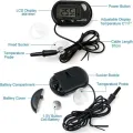 Digital Aquarium Thermometer with Probe Suction Cup Fish Tank Water Electronic Thermometer Measurement Degrees Celsius ℃. 