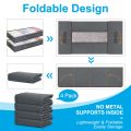 Foldable Under Bed Storage Containers with Clear Window Underbed Toy Organizers and Clothing Storage Bags Closet Storage Bins. 
