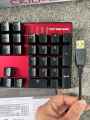 A RGB Gaming Keyboard Wired Keyboards MOTO SPEED CK 104 Mechanicl Keyboard Red Switch  dazzle effects clicker sound. 