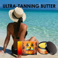 Tanning Gel for Deep Bronze Glow with Coconut Oil and Carrot Seed Oil for Outdoor Tanning to get Sun Kissed Skin Deep Hydration.