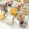 Snack Airtight container Household Whole Grain Coffee Moisture-Proof Storage Box Food Grade Clear Plastic Snack Dry Container. 
