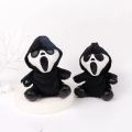 New 18cm Ghostface Plush Toy Death Figure Horror Doll Soft Stuffed Grimace  Halloween Toy Doll Halloween Decoration Doll . 