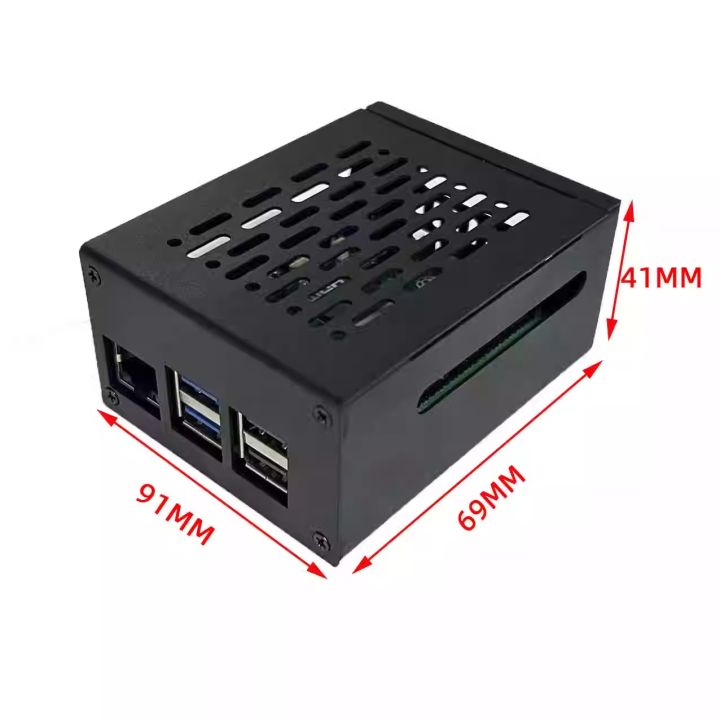 Raspberry Pi 5 Case Support PCIe M.2 NVMe SSD Shield Top X1001 / X1003 ...