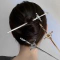 Personalized Metal Sword Women's Hairpin Hair Clip Creative Hair Stick Dly Punk Style Hair Style Design Accessory Festival .