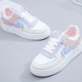 Fashionable Lace-up Flat Casual Shoes Comfortable Thick-soled Running Sneakers Round-toe Breathable/Wear-resistant Running Shoes. 