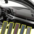 Pu leather Car Style Universal DIY Flexible Interior Moulding Trim Strips Car Accessori Decoration Braid Strip Dashboard Sticker. 