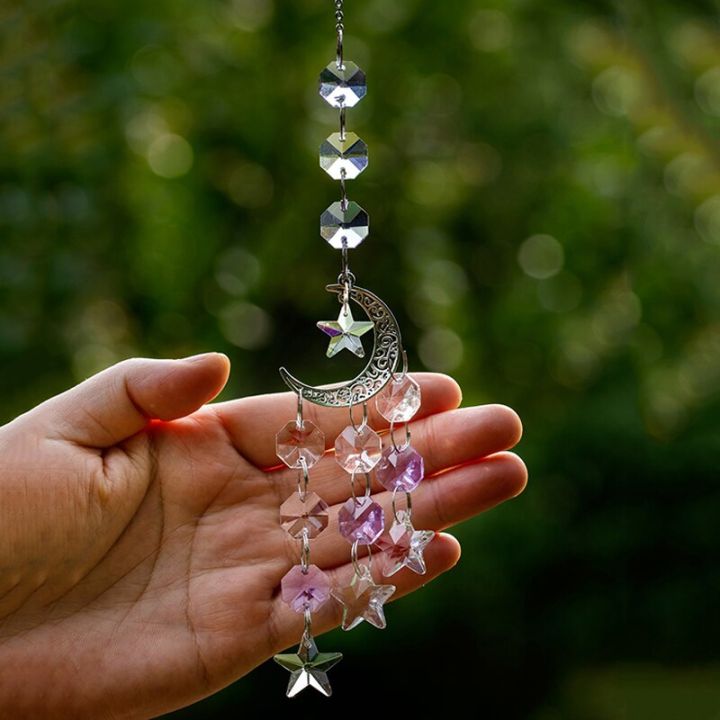 1%20Pc%20Artificial%20Crystal%20Charm,%20Alloy%20Moon%20and%20Star%20Pendant%20for%20Indoor%20Home,%20Wedding%20Party%20Decoration,%20Outdoor%20Garden%20Suncatcher%20-%20Image%203