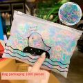 2000PCSRubber Band Hair Rope Adults Children Universal Jelly Plus Spring Color Small Fresh Head Rope. 