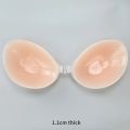 Silicone Bra Invisible Push Up Strapless Bra Stealth Adhesive Backless Breast Enhancer for Women Sticky Wedding Bikini Bras.